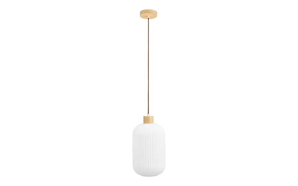 House Nordicâ Argalo Loftlampe - Hvid Glas Og Træ H 38