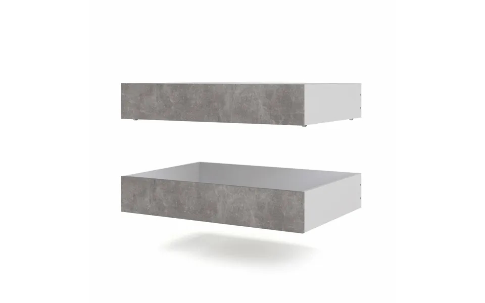 Tvilum Naia Sengeskuffe - Grå Folie Sæt Af 2