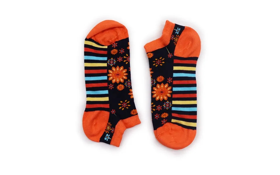 Bambusstrømper - Mandala Blomster