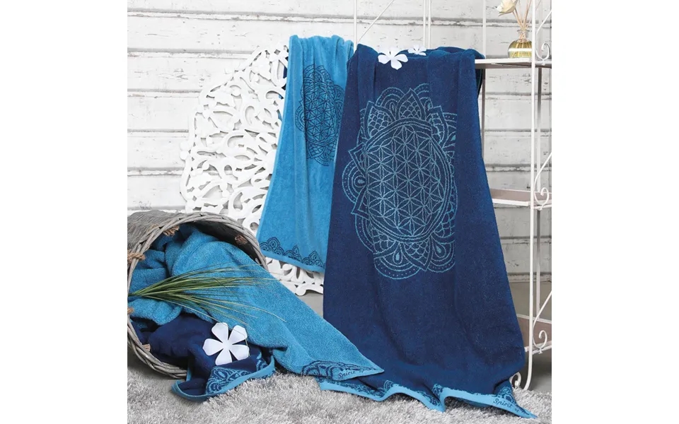 Håndklæde - Happy Flower Of Life Ocean