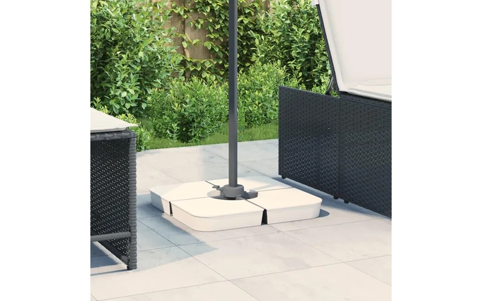 4 Dele Parasolbund Til Parasolfod 100 Kg Pp