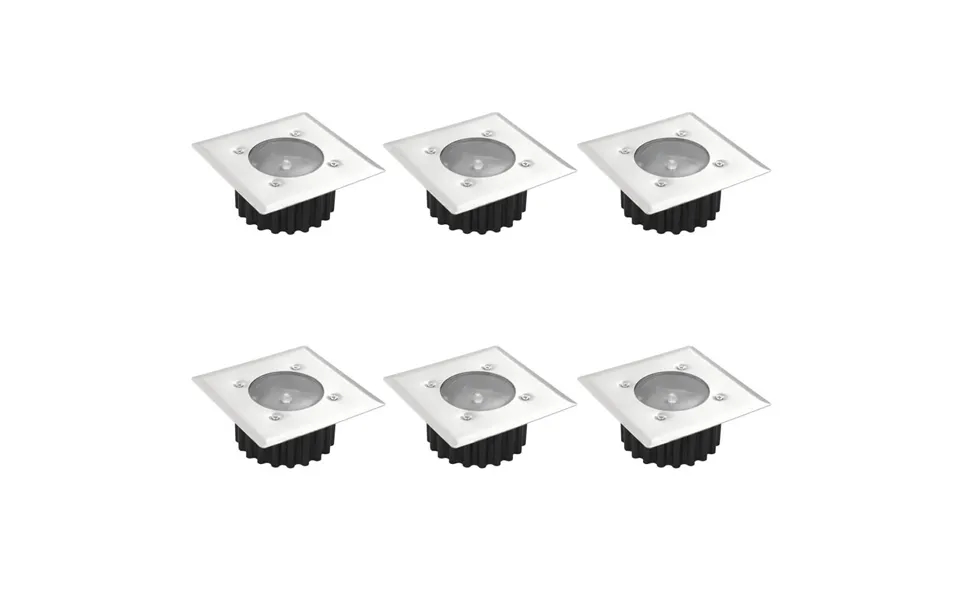 6 X Soldrevet Jordspotlys