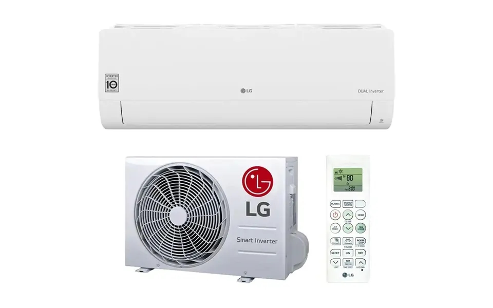 Aircondition Lg Med Fjernbetjening Lgsmart12.set - Hvid