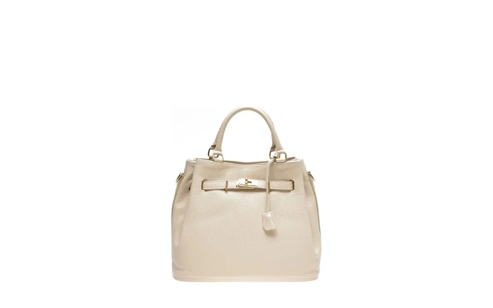 Anna Luchini Skuldertaske Til Damer - Beige, 36 × 29 × 17 Cm