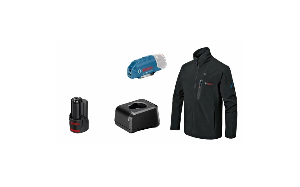 Arbejdsjakke Bosch Heated - Størrelse L, Sort