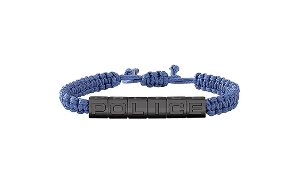 Armbånd Til Mænd Police - Nylon, Blå, 19 Cm