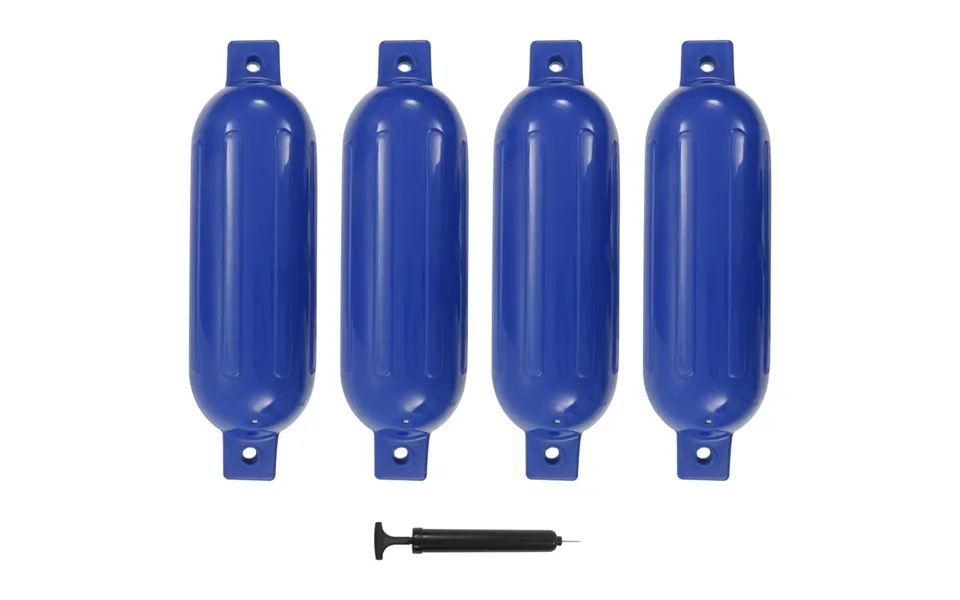 Bådfendere Til Båd 4 Stk. 51x14 Cm Pvc Blå