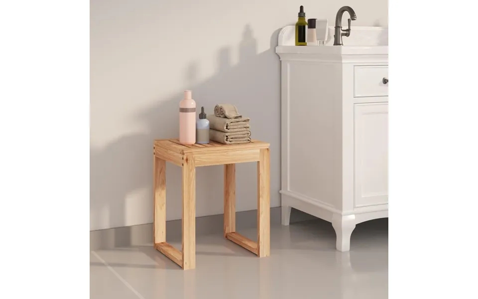 Badeværelsestaburet 40x30x46 Cm Massivt Træ Valnød