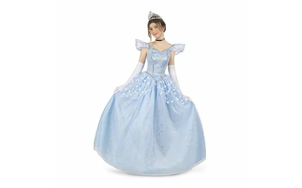 Blå Prinsesse Kostume Til Voksne - 3 Dele M