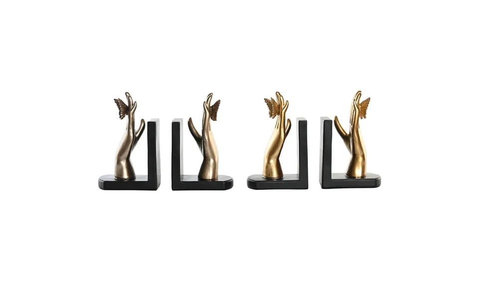 Bogstøtter I Harpiks - 22 × 8,5 × 17 Cm Sæt Á 2