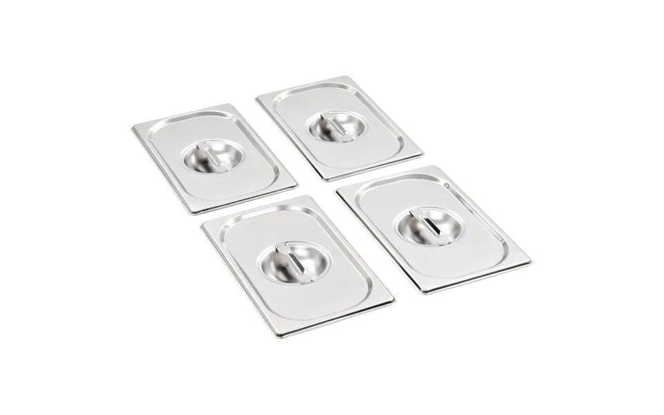 Bradepandelåg Til Gn 1 4 Rustfrit Stål 4 Stk.