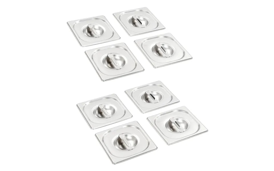 Bradepandelåg Til Gn 1 6 Rustfrit Stål 8 Stk.