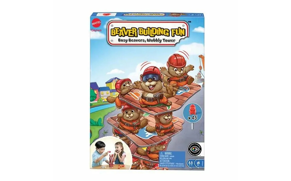 Brætspil Mattel - Beaver Building Fun