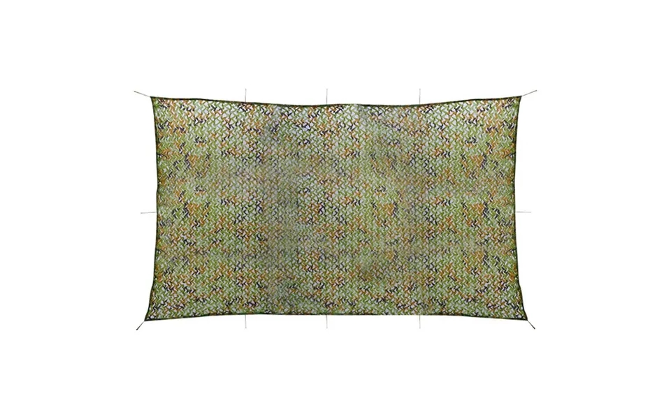 Camouflagenet Med Opbevaringstaske 2x7 M Grøn