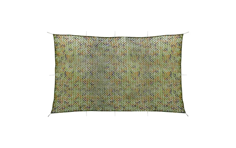 Camouflagenet Med Opbevaringstaske 3x6 M Grøn