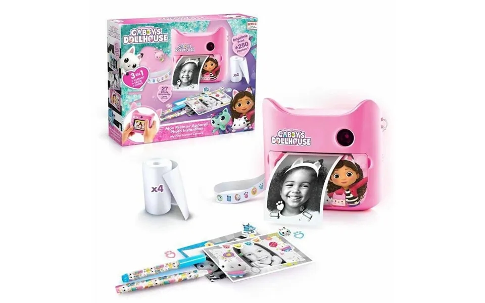 Canal Toys Gab 005 Børnekamera Med Instant Print - Pink