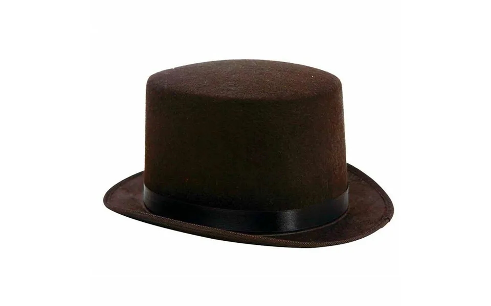 Chistera - Klassisk Høj Hat Til Kostume Ø 58 Cm