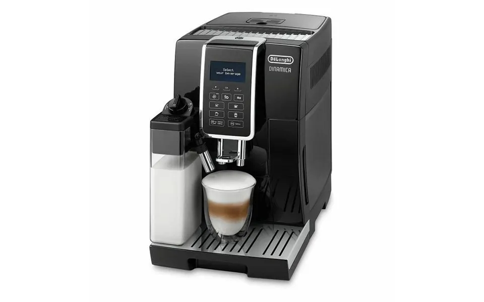 Delonghi Dinamica Ecam 350.55.b - Superautomatisk Kaffemaskine, Sort, 300 G Bønnebeholder