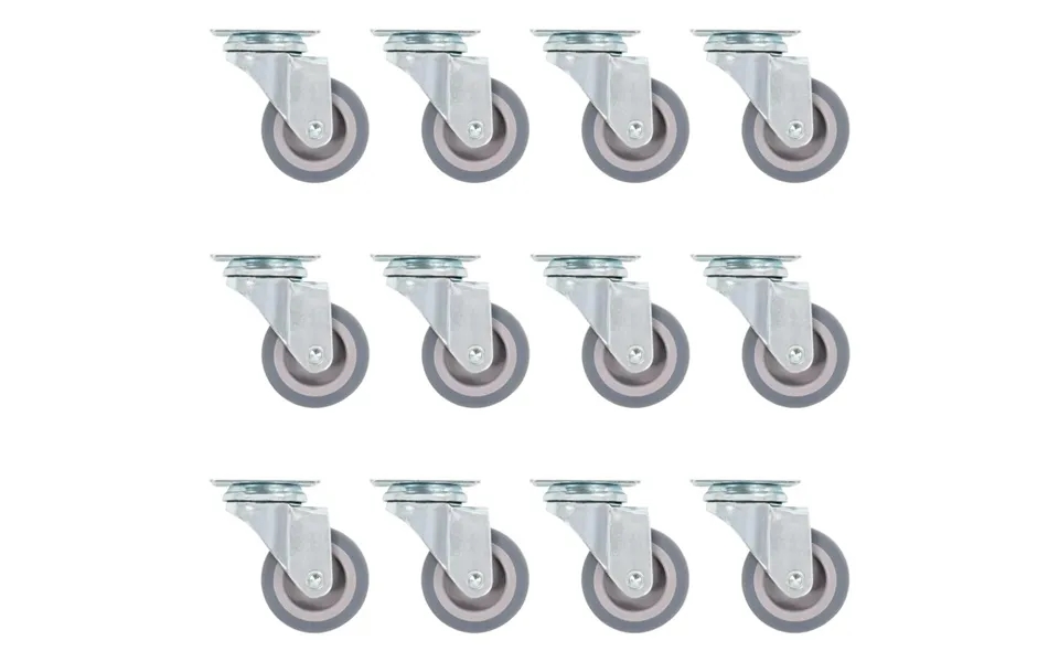 Drejehjul 12 Stk. 50 Mm