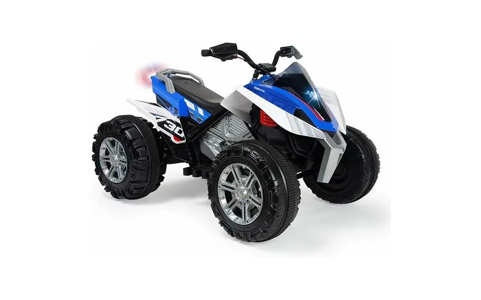 Elbil Quad Injusa Rage - Lys Blå Hvid 12 V