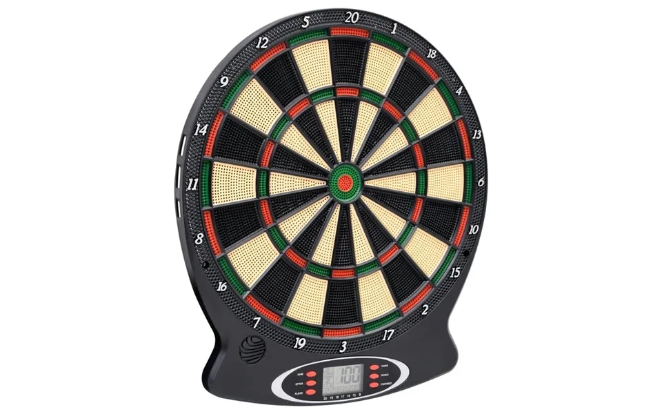 Elektronisk Dartskive Med Dartpile Polypropylen Sort