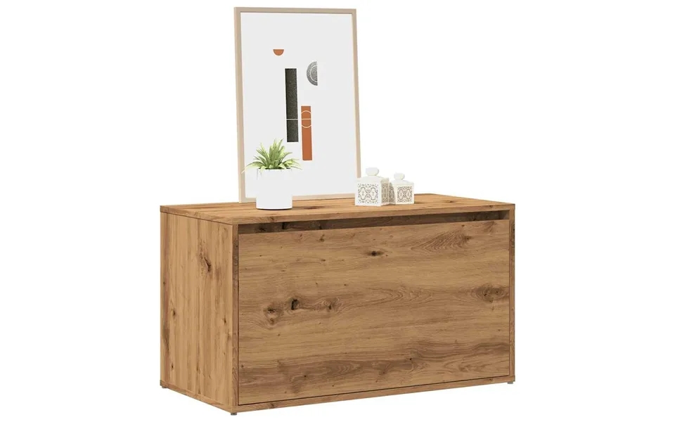 Entrébænk 80x40x45 Cm Spånplade Artisan Eg