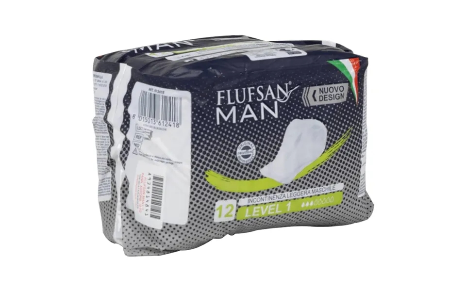 Flufsan Inkontinensbind Til Mænd 96 Stk. Niveau 1