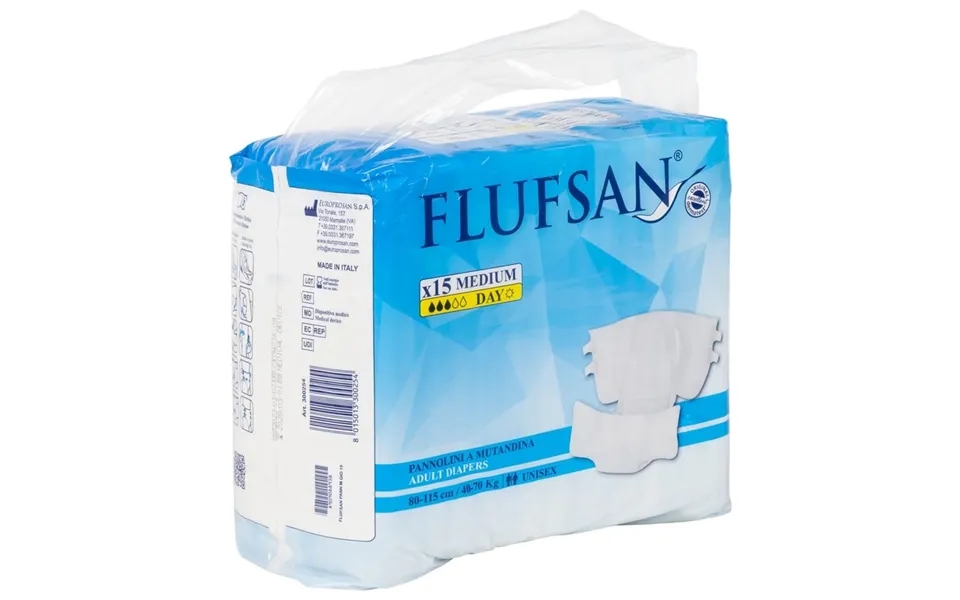 Flufsan Voksenbleer 15 Stk. Str. M