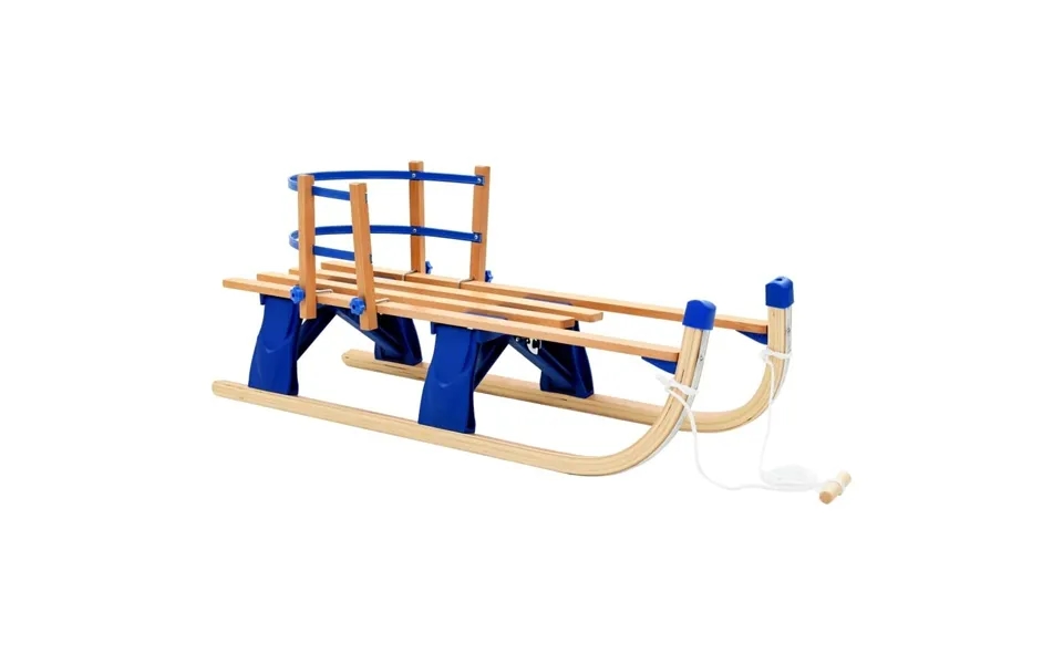 Foldbar Kælk Med Ryglæn 119 Cm Træ