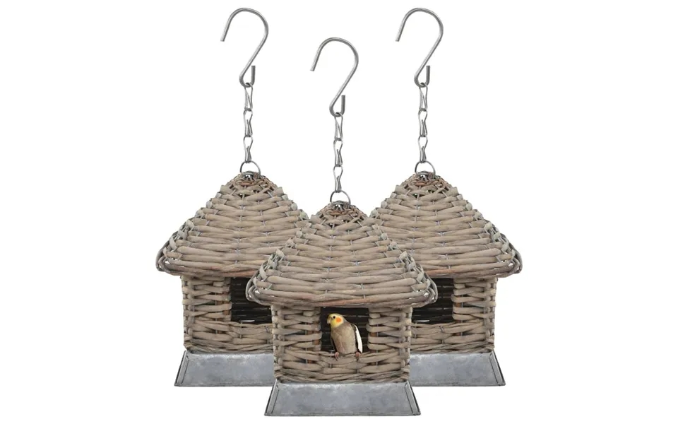 Fuglehuse 3 Stk. Flet