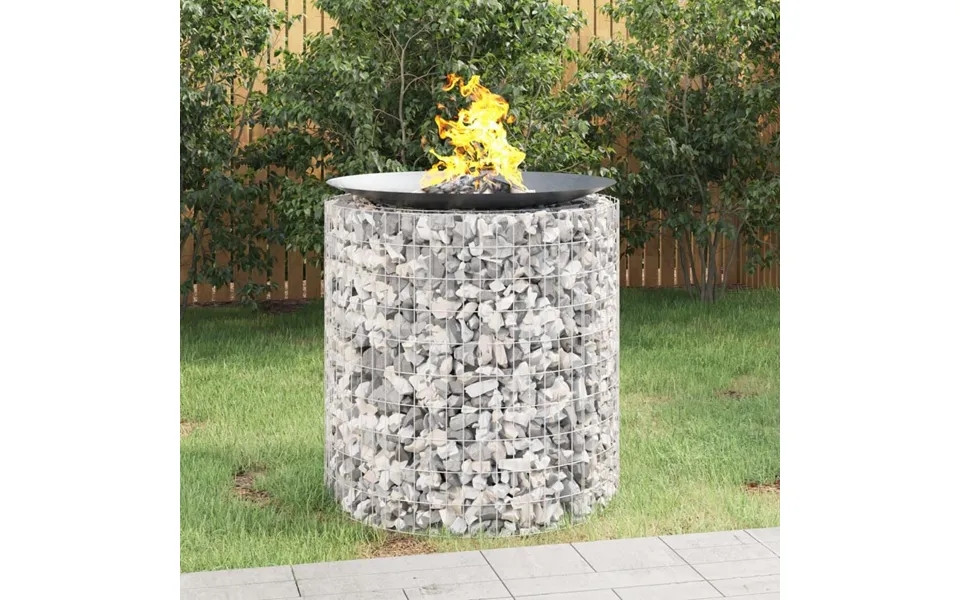Gabion-bålkurv Ø 100 Cm Galvaniseret Jern