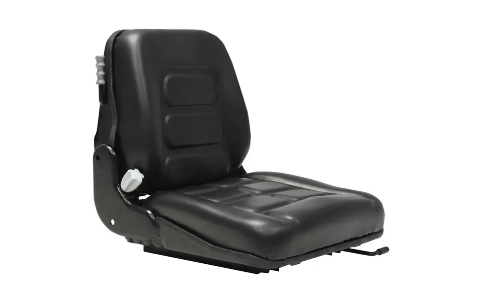 Gaffeltruck-og Traktorsæde Med Affjedring Og Justerbart Ryglæn