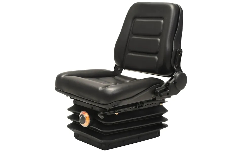 Gaffeltruck-og Traktorsæde Med Affjedring Og Justerbart Ryglæn