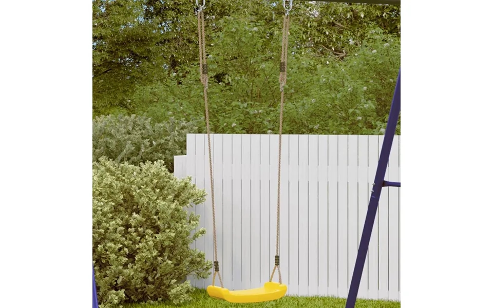Gynge Til Børn Justerbart Reb Gul