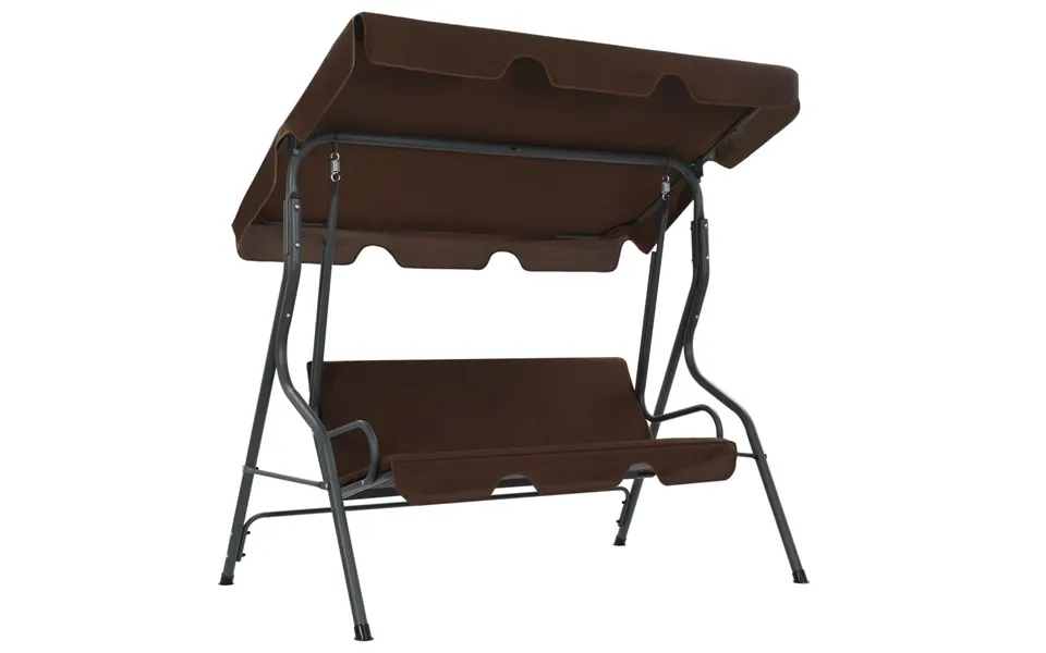 Gyngesofa Til Haven 170x110x153 Cm Kaffefarvet