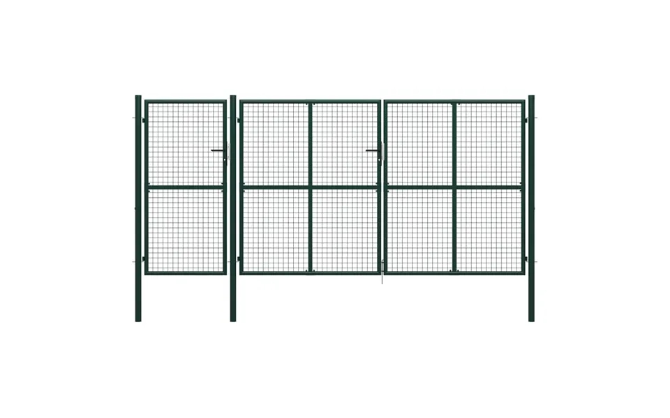 Havelåge 400 X 200 Cm Stål Grøn