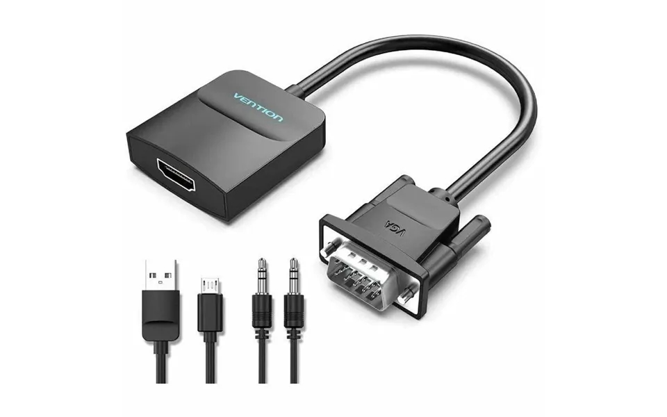 Hdmi Adapter - Vention Vga Til Hdmi 50 Cm