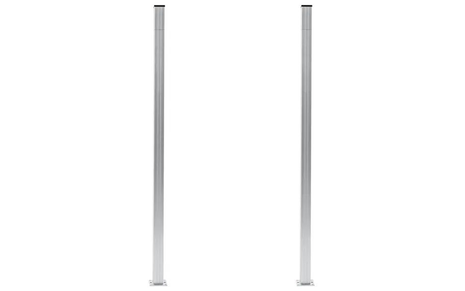 Hegnspæle 2 Stk. 185 Cm Aluminium