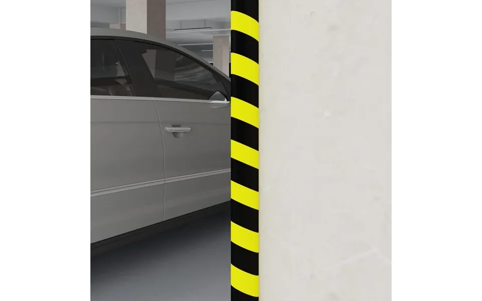 Hjørnebeskytter 4x3x100 Cm Pu Gul Og Sort