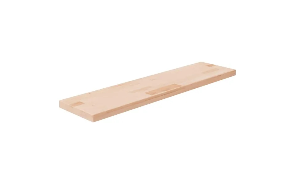 Hyldeplade 80x20x2,5 Cm Ubehandlet Massivt Egetræ