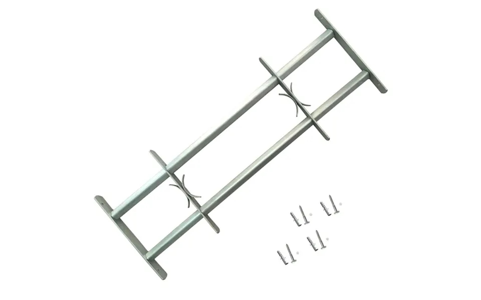 Justérbart Gitter Til Vinduer M. 2 Tværstænger 500-650 Mm