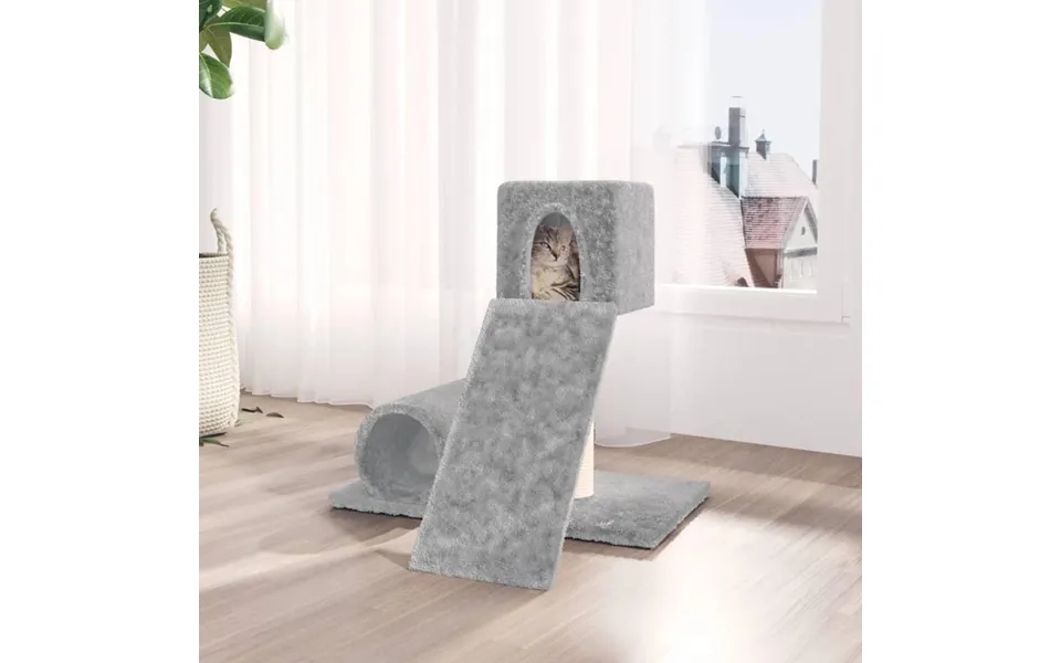 Kradsetræ Med Sisalstolpe 59 Cm Lysegrå