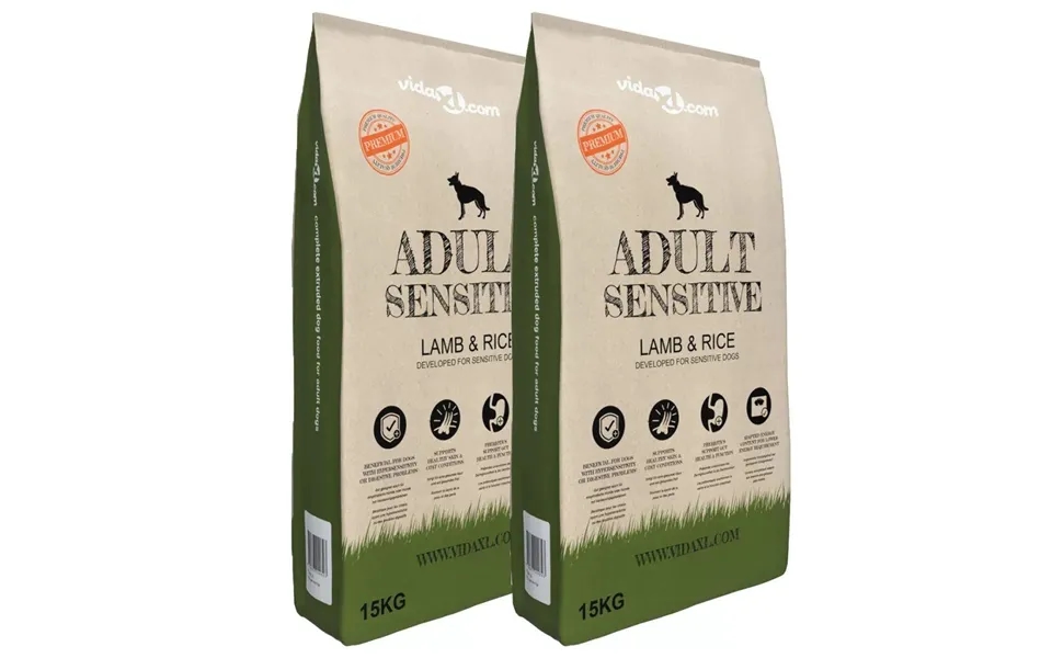 Luksustørfoder Til Hunde Adult Sensitive Lamb & Rice 2 Stk. 30 Kg