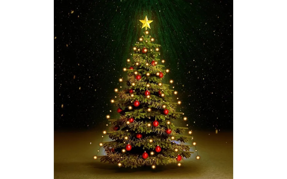 Lysnet Til Juletræ 210 Lysdioder 210 Cm