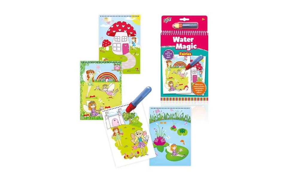 Malerbog Med Vandpen Diset Water Magic - A3079h