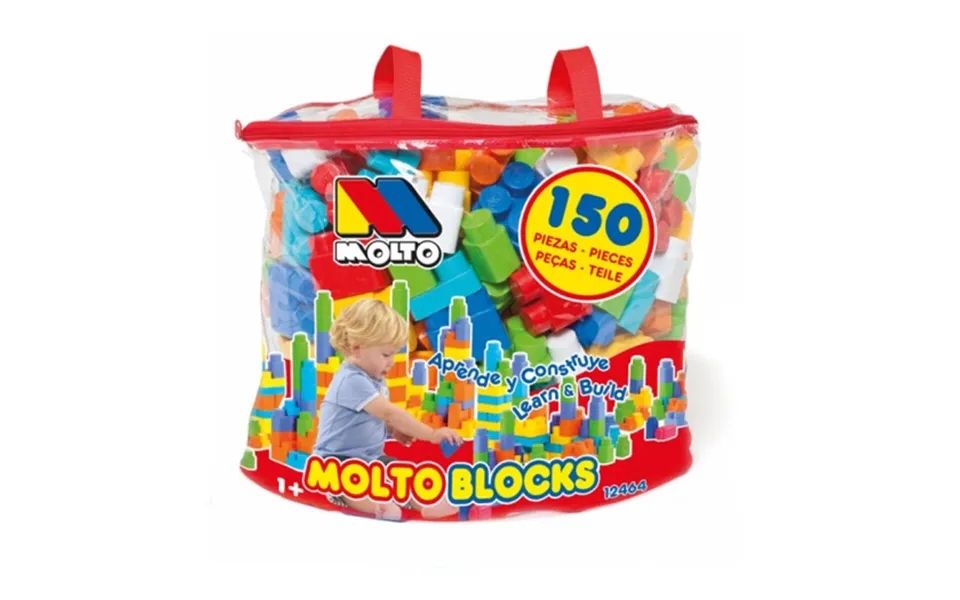 Moltó Blocks 12464 - Byggesæt Til Børn, 150 Dele