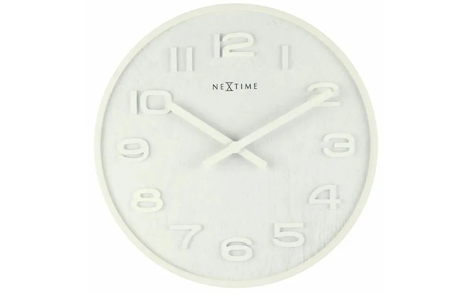 Nextime Vægur 3096wi - Hvid, 35 Cm