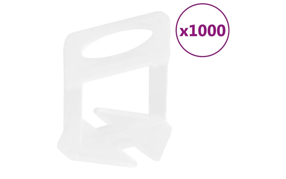 Nivelleringsklips Til Fliser 1000 Stk. 1,5 Mm