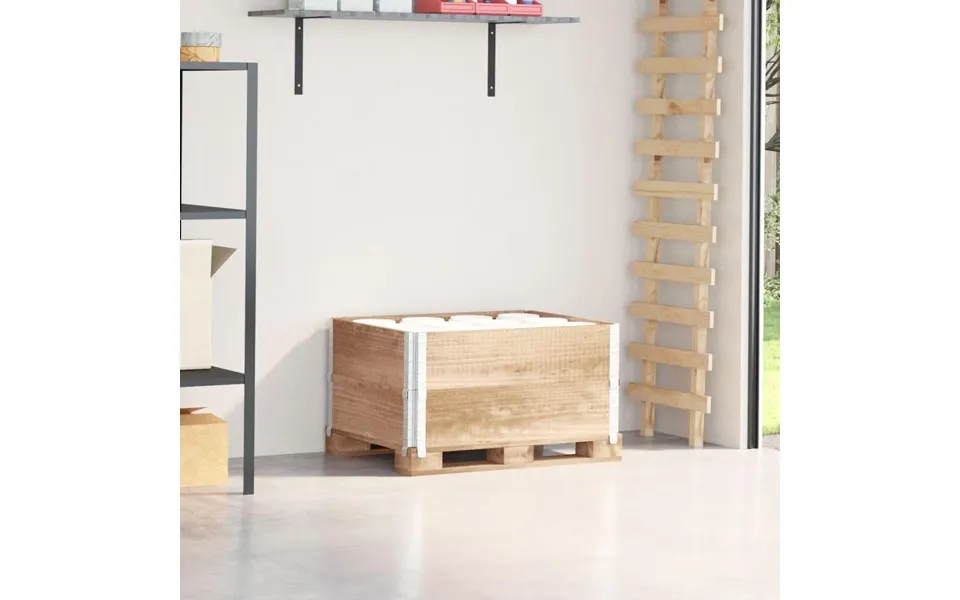 Pallerammer 2 Stk. 80x60 Cm Massivt Fyrretræ