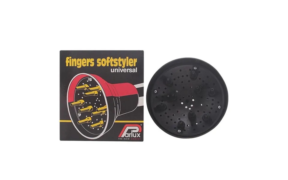 Parlux Fingers Softstyler Universal Diffuser - Sort